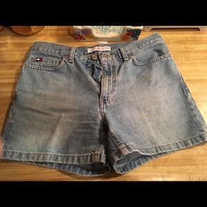 Vintage High Rise Tommy Hilfiger Light Wash Shorts